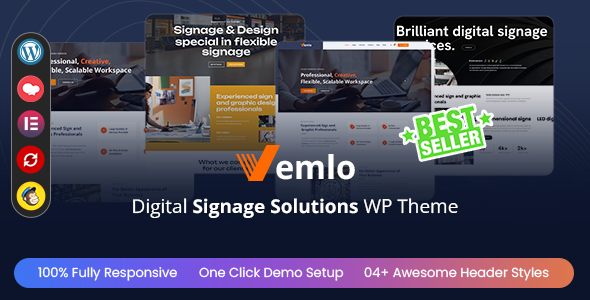 Vemlo - Digital Signage Services WordPress Theme Logo